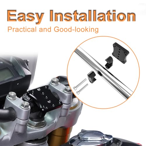 GPS Mount Bracket Motorcycle Navigator Holder Compatible with AMPS Pattern GPS Mount (22MM) - size: 22MM