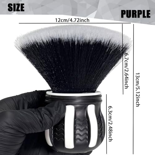 Ultra Soft Detailing Brush, Handle XL Brush - Ultra Soft Bristles, Multi-Color Handles, Removable Brush Heads, with Storage Rack, Covers Large Area Inside or Outside Vehicles (White) - color: White