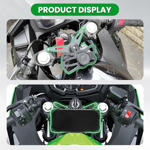 GUAIMI Motorcycle Magnetic Phone Mount Holder Original Handlebar Attachment Bracket for Ninja 400 2018-2020