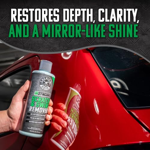Chemical Guys Insynchro Scratch & Swirl Remover - One Step Compound & Polish for Paint Correction - Removes Fine Scratches, Swirls & Oxidation from Cars, Trucks, SUVs, Motorcycles & More, 16 oz - style: 16 Fl Oz
