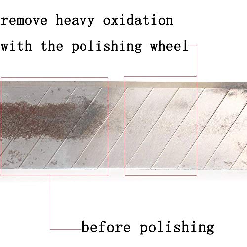Fine Abrasive Wheel Brush Polishing Buffing Wheels Sanding Rust Remove Rotary Tools Accessories 2.35 MM Mandrel 80 Pieces