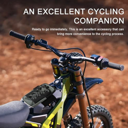 Dirtbike Battery Cover Storage Bag, Motorcycle Front Battery Frame Storage Bag for Surron Light Bee/Talaria/X160/X260/E Ride Pro/Surron Ultra Bee/Rawrr Mantis/Tuttio Soleil 01(Grey)