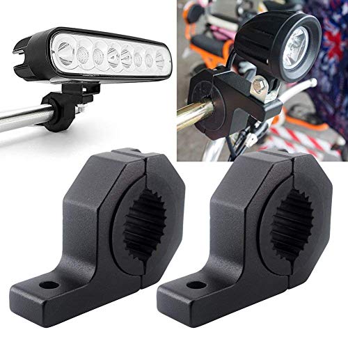 20MM-35MM Work Light Mounting Bracket Kit,Universal LED Light Bar Tube Clamp Mounting Bracket Fog Light Mounting Bull Bar Bumper Lamp Holder for Driving Light Spotlight Off-road Vehicles Car Truck - size: 20-35MM