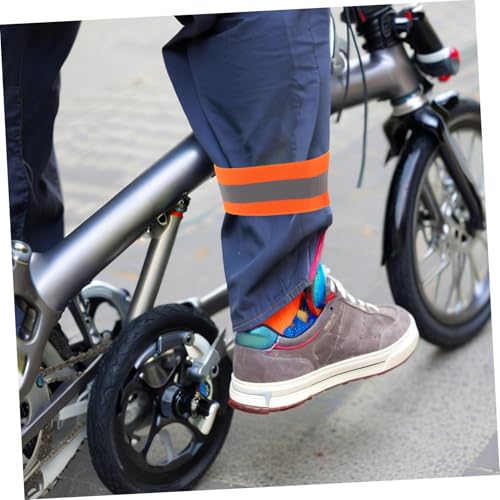 POPETPOP 4pcs High Visibility Safety Gear for Night Riding and Cycling Lightweight Elastic Straps for Enhanced Visibility During Walking and Jogging