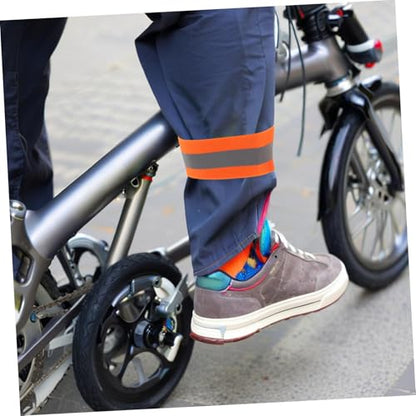 POPETPOP 4pcs High Visibility Safety Gear for Night Riding and Cycling Lightweight Elastic Straps for Enhanced Visibility During Walking and Jogging