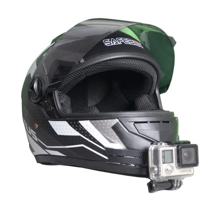 Motorcycle Helmet Chin Stand Mount Holder for Insta360 One RS R GoPro 10 9 Full Face Holder for DJI Action 2 Camera Accessories