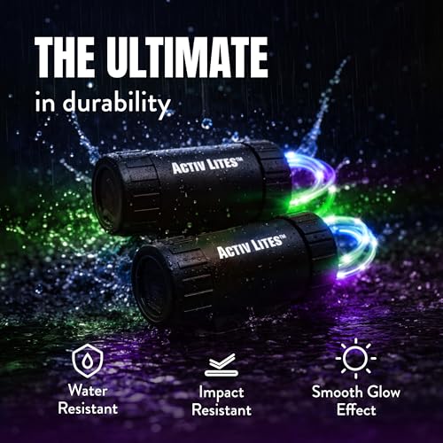 Activ Life 2-Tire Pack LED Bike Wheel Lights with Batteries Included, Get 100% Brighter and Visible from All Angles for Ultimate Safety and Style - color: Pastel