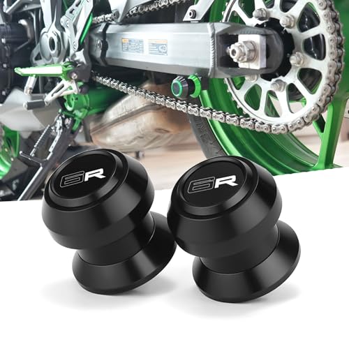 Motorcycle 8MM Swingarm Spools Fit Ninja ZX6R 2009-2023 2024 2025 2026 Motorycle Swingarm Spools Sliders Frame Stand Slider 2026 ZX6R Accessories Black - color: black