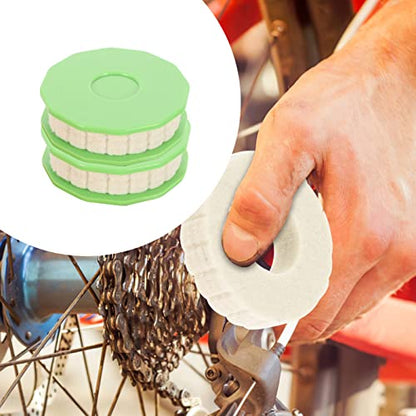BESPORTBLE 4pcs Chain Oiler Roller Bike Lubrication Tool Easy Operation Bike Chain Oiling Supply