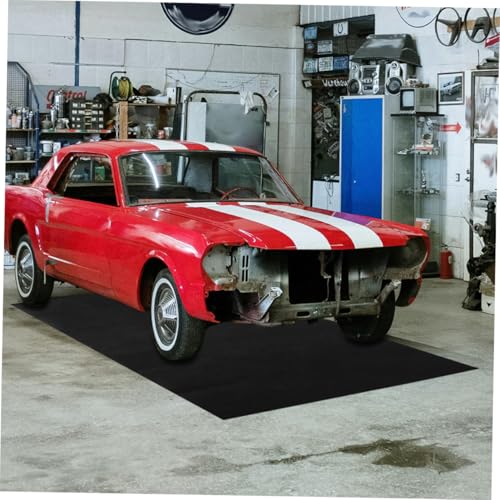 Oil Spill Mat for Garage Reusable Absorbent Pad for Under Car Prevents Stains and Spills Easy to Clean Oil Drain Splash Pad Versatile Use for Driveways and Motorcycles