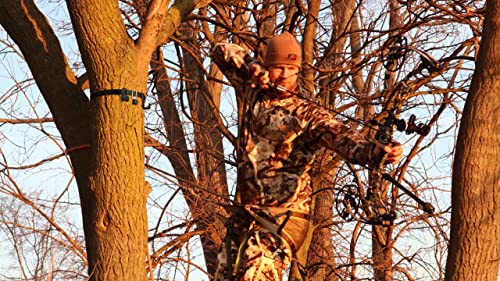 skiguard Treestand Strap Gear Hangers: Hunting Gear Multi-Hook Accessory Holder for Bow Hanger, Quiver, Binoculars, Tree Saddle, Tree Stand Accessories for Hunting, Bow Hangers for Tree Stand