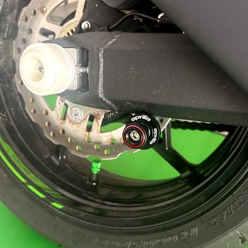 Fit For Aprilia RS660 2024 2025 RS457 Tuono 660 2023 Tuareg 660 RSV4 RSV 1000 R Dorsoduro 1200 CNC Motorcycle Swingarm Spools Sliders Swing arm Spools Stand Screws (Red) - color: Red
