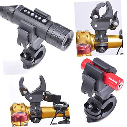 Totority 3pcs Rotatable Bike Flashlight Bracket Holder for Mountain Biking Stable and Practical Flashlight Storage Rack for Cycling Safety Design for Easy Use