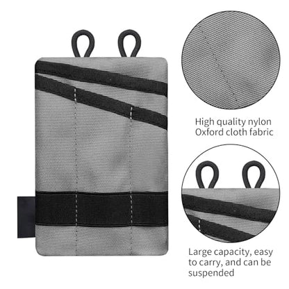 EDC Storage Pouch, Anti-Lost Outdoor Tactical EDC Kit Multi-Function EDC Tool Pouch - color: Gray