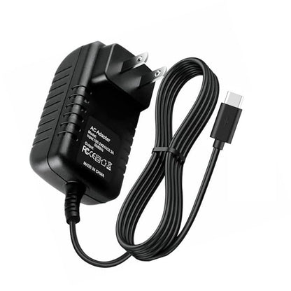 GizMac USB-C 5V AC/DC Adapter for Brake Free Helmet Light Smart Wireless Motorcycle Light Battery USB Type C Replacement Power Supply Adapter