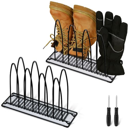 Enhon Metal Shoe Drying Rack, Boot, and Glove Dryer Rack for Shoes Inside Drying (Vent Cover Not Included)