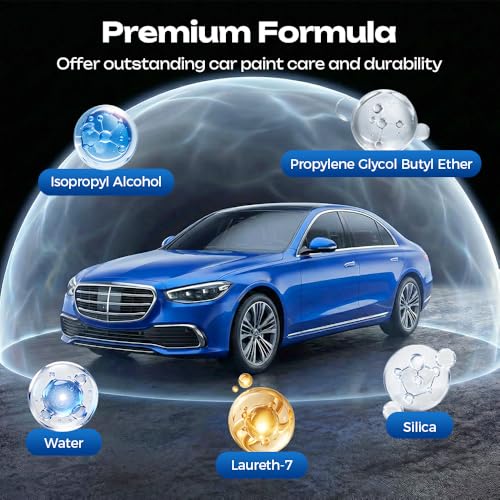 Quick Car Surface Spray, Waterless Cleaner & Polish for Cars, Motorcycles and Trucks, Easy Spray-and-Wipe Car Care (1pcs)