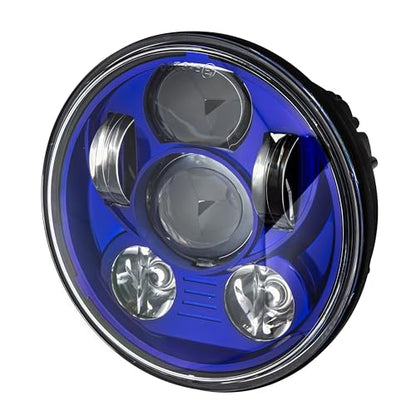 Eagle Lights Indian Scout Blue Headlight Kit - Fits 2014 to Current Scout 60, Scout and Bobber - color: Blue