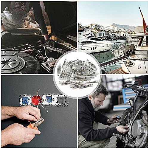 Heat Shrink Butt Connectors, 200 Pcs Clear 26-24 AWG Insulated Waterproof Electrical Heat Shrink Wire Connectors Automotive Marine Wire Crimp Terminals Butt Splices for Boat, Car - size: 26-24 AWG