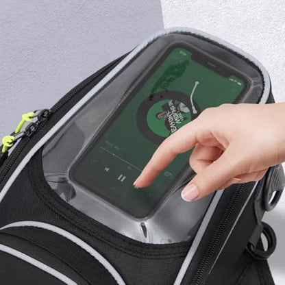Motorcycle Tank Bag for Kawasaki Ninja 250R EX250 2008 2009 2010 2011 2012 Waterproof Universal Saddle Bag Travel Backpack with Removable Straps