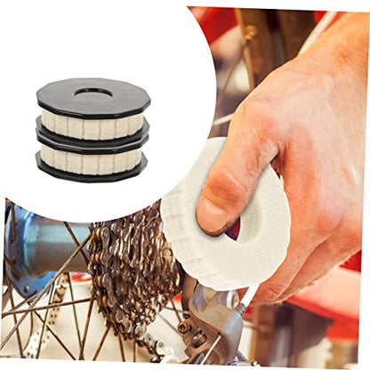 Bicycle Oiler Pedal Grease for Bikes Scooter Chain Oil Chain Tool Bike Chain Lubricator Wheel White Bike - color: Black