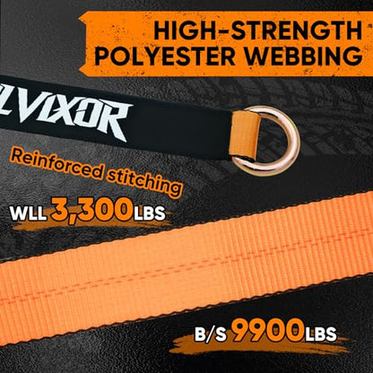 4 Pack Car Tie Down Straps for Trailers - 2" x 96" - 9900LBS Break Strength - Tire Ratchet Strap with Snap Hooks - Adjustable Wheel Straps for Hauling UTV, SUV, Truck, Any Cars - color: Orange