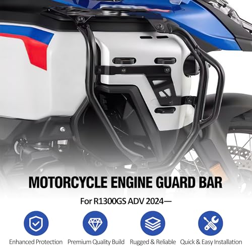 Motorcycle Highway Crash Bars Engine Guard for R1300GS ADV R1300GS Adventure 2024 2025 Ultimate Pro Frame Tank Bumper Protector Bolt-on Black Accessories