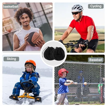 2pcs Motorcycle Helmet Bag, Lightweight Ski Bag Hockey Bags with Drawstring Helmet Storage Carrying Bags for Sport Riding Travel