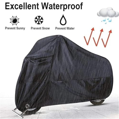 Motorcycle Cover Waterproof Rain and Dust UV(X-Large) - color: X-Large