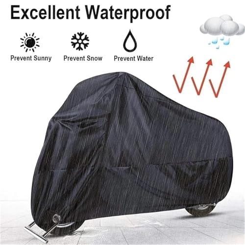 Motorcycle Cover Waterproof Rain and Dust UV(3X-Large) - color: 3X-Large