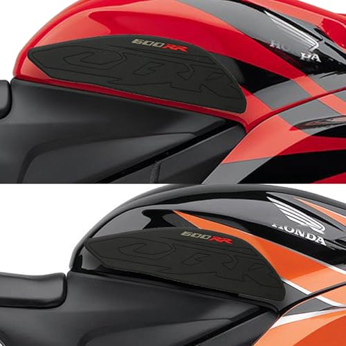 NIGHT CAT Fuel Tank Sticker,Gas Tank Pad for CBR 600RR 2007-2012,Motorcycle Fuel Tank Protector,Fuel Tank Side Traction pad,Anti Slip sticker(Tank Side Traction Pad) - color: Tank Side Traction Pad