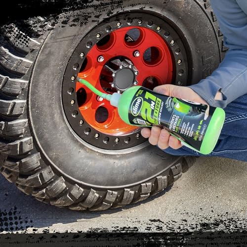 Slime 10194 2-in-1 Tire & Tube Sealant Puncture Repair Sealant, Premium, Prevent and Repair, Suitable for All Off-Highway Tires and Tubes, Non-Toxic, Eco-Friendly, 32 oz Bottle - style: 32 oz