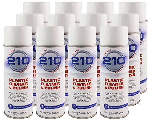 23304C-12PK 210 Plastic Cleaner/Polish Aerosol - 168 fl. oz., 12 Pack - size: 14 Ounce (Pack of 12)