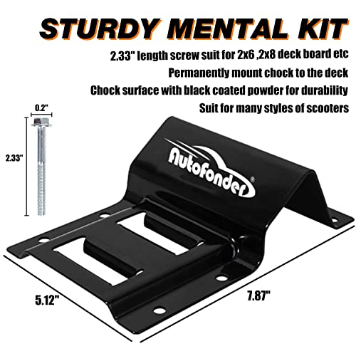 Wheel Chock Tie Down Kit (4,500lb Break Strength) Heavy Duty Trailer Tire Straps System for ATV, UTV, Lawn Mower & More - Ratchet Tie Downs Accessories with E Track for Four Wheeler - style: 2-Wheel Chock Set