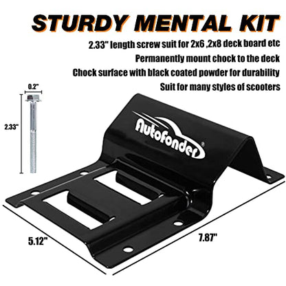 Vehicle Wheel Chock Tie Down kit 4500lb Break Strength-4 Pack 2" x9' E Track Straps-Ultimate Heavy Duty Trailer Tire Strap System for ATV,UTV,Lawn Mower - style: 4-Wheel Chock Set