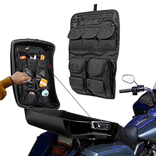 Mofun Tour Pack Lid Organizer Saddlebags Tour Luggage Storage Bag Compatible with Harley Touring FLT FLH 1999-2013