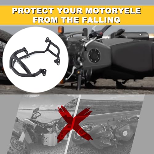 Engine Guards Bumper Crash Bar Fit for Royal Enfield Himalayan 450 2024-2025, Motorcycle Crash Cages Engine Protector