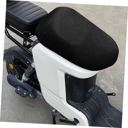 Vaguelly Motorbike Seat Cover Mesh Motorcycle Seat Cushion Pad Breathable Insulated Motorcycle Accessory