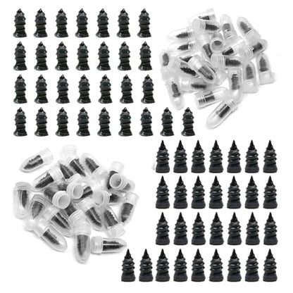 Tire Repair Kit - 60pcs Vacuum Rubber Nails for Emergency Puncture Repair on All Vehicles (Car, Truck, Motorcycle, ATV, Tractor tire,JP) - size: 60pcs