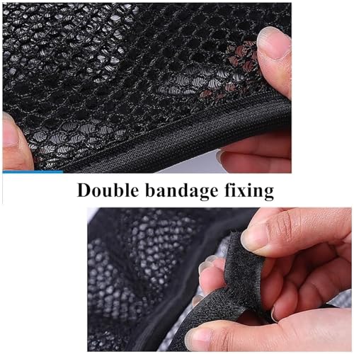 Compatible with Kawasaki Versys 650 2015-2024 Motorcycle Seat Cushion Waterproof Breathable 3D Honeycomb Motorcycle Seat Pad Cover, Non-Slip, Soft and Comfortable, for Long Rides