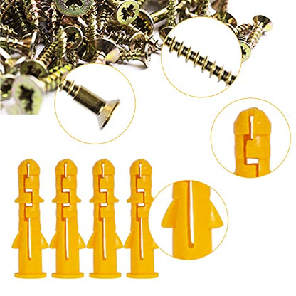 EBaokuup 6 Set Helmet Holder - Wall Mounted Motorbike Helmet Storage Rack with Mounting Screws (6 Hooks + 12 Screws)