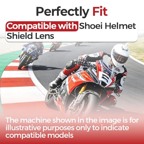Anti-Fog Insert Compatible with Shoei CWR-1/CW-1/CNS-1 Helmet Shield Lens | Fits For Helmets, Clear Vision, Durability Design - size: 1 Pcs