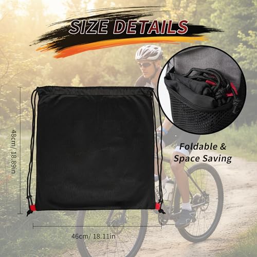 Drawstring Helmet Bag, Motorcycle Helmet Storage Bag Large Capacity Welding Helmet Bag For Ski Snowmobile Dirt Bike Motocross Bicycle Racing Skiing Cycling Riding Sports Helmet