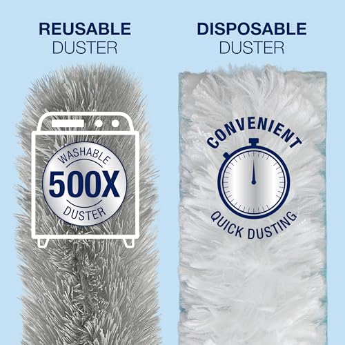 Bona High Performance Dusting System - 1 Extendable Handle, 3 Disposable Dusters, 1 Reusable Duster, & 1 Storage Bag - Extendable Dusting Kit - style: 6' Extendable Dusting Kit