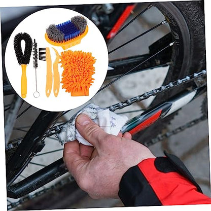 Yardwe Bike Chain Cleaning Brush Set Cleaning Kit for Bike Motorcycle Parts Cleaning