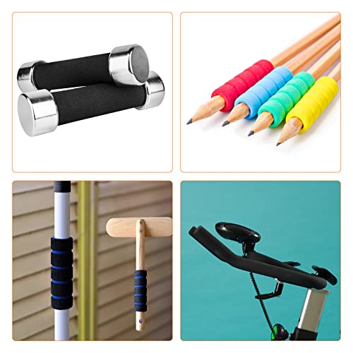 MECCANIXITY Foam Grip Tubing Handle Grips 35mm ID 45mm OD 4.5" Black for Pipe Insulation, Utensils, Fitness, Tools Handle Support - size: 35mm x 45mm