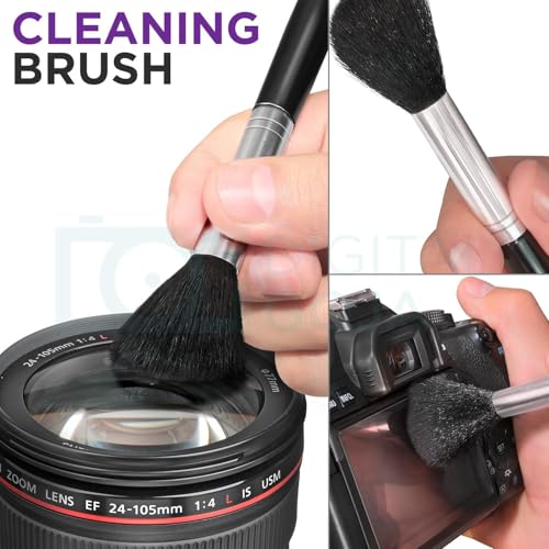 Altura Photo Camera Cleaning Kit - Lens Cleaner Spray, Brush, Pen, Blower, Microfiber Cleaning Cloths, Tissue Wipes for Canon Nikon Sony Fuji Olympus Pentax Sigma Tamron DSLR & Mirrorless Cameras - style: w/ 2 oz. Altura Photo Cleaning Solution
