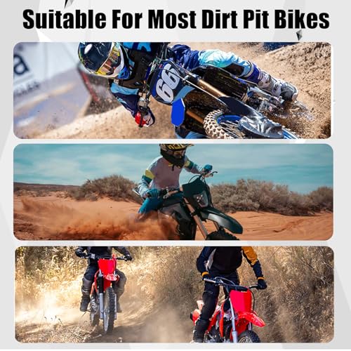 Dirt Bike Seat Cover Motorcycle Gripper Cushion Cover Universal for EXC XC SX CR XR RX RR YZF YZ PW TTR WR KLX KX All Most Dirt Pit Bikes Enduro Black - color: Black