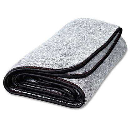 Griot's Garage PFM Terry Weave Microfiber Drying Towel for Car Wash and Cleaning, Vehicle Detailing, Double-Sided, Ultra-Absorbent, 25" X 35", 55590