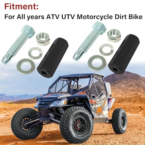 Universal Black 1/4'' Quick Release Flag Pole Holder-2 Pack ﻿ | Whip Dune Flag Mount, for Motocross, UTV, ATV, Motorcycle, Boat, Off Road, Aluminum and Steel Material - color: Black